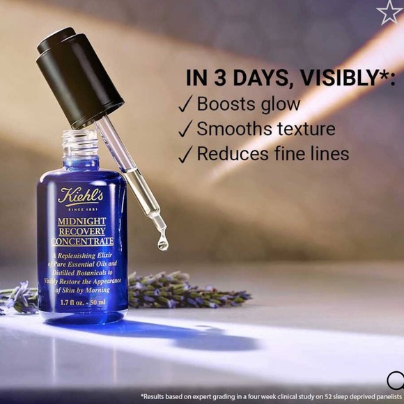 Kiehls Midnight Recover Oil Facial New Unopened - Picture 2 of 4